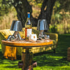 LuxeLoom Lampe de table Thinking Man Little Golden Man | Veilleuse rechargeable & Ornement décoratif d'inspiration italienne pour la décoration de la chambre à coucher
