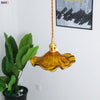 Suspension LED Design Nordique | Éclairage en verre coloré et cuivre pour chambre, salon & bar