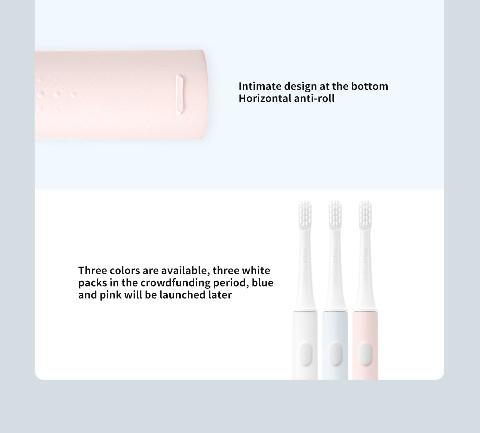 Brosse à dents électrique sonique - étanche et rechargeable par USB