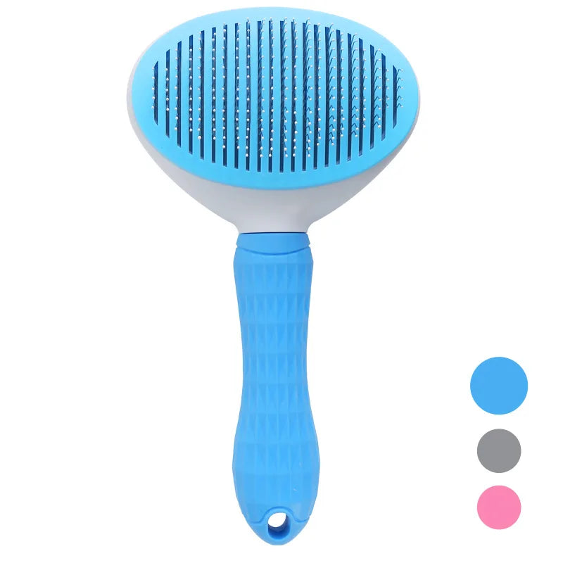 Brosse de Soins pour Animaux - Peigne Auto-nettoyant pour Chiens et Chats