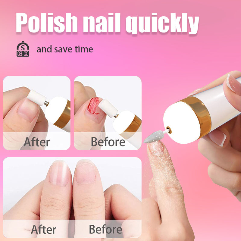 APPAREIL ÉLECTRIQUE À ONGLES 5 EN 1 – OUTIL DE MANUCURE PORTABLE AVEC LUMIÈRE