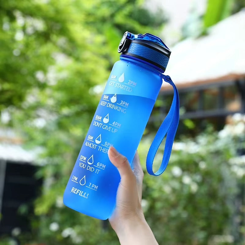 Bouteille d'eau 900ml - Bouteille Motivante | Étanche