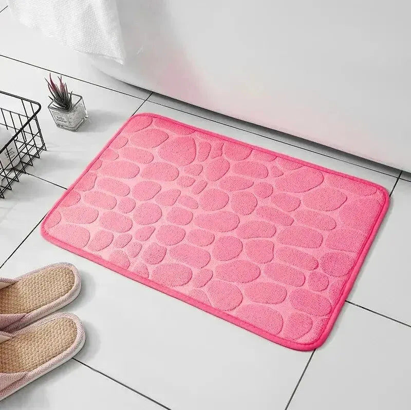 Tapis Antidérapant en Mousse à Mémoire & Tapis de Salon – Design Velours Imprimé