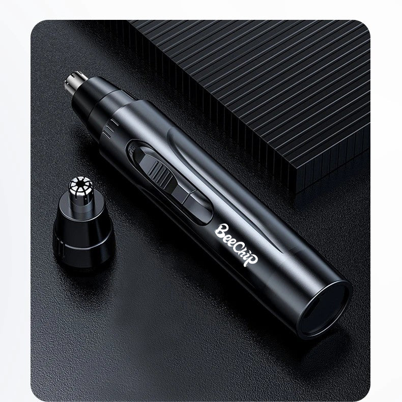 Tondeuse professionnelle sans douleur pour les poils du nez et des oreilles pour hommes et femmes – Rechargeable