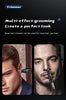 Tondeuse professionnelle sans douleur pour les poils du nez et des oreilles pour hommes et femmes – Rechargeable