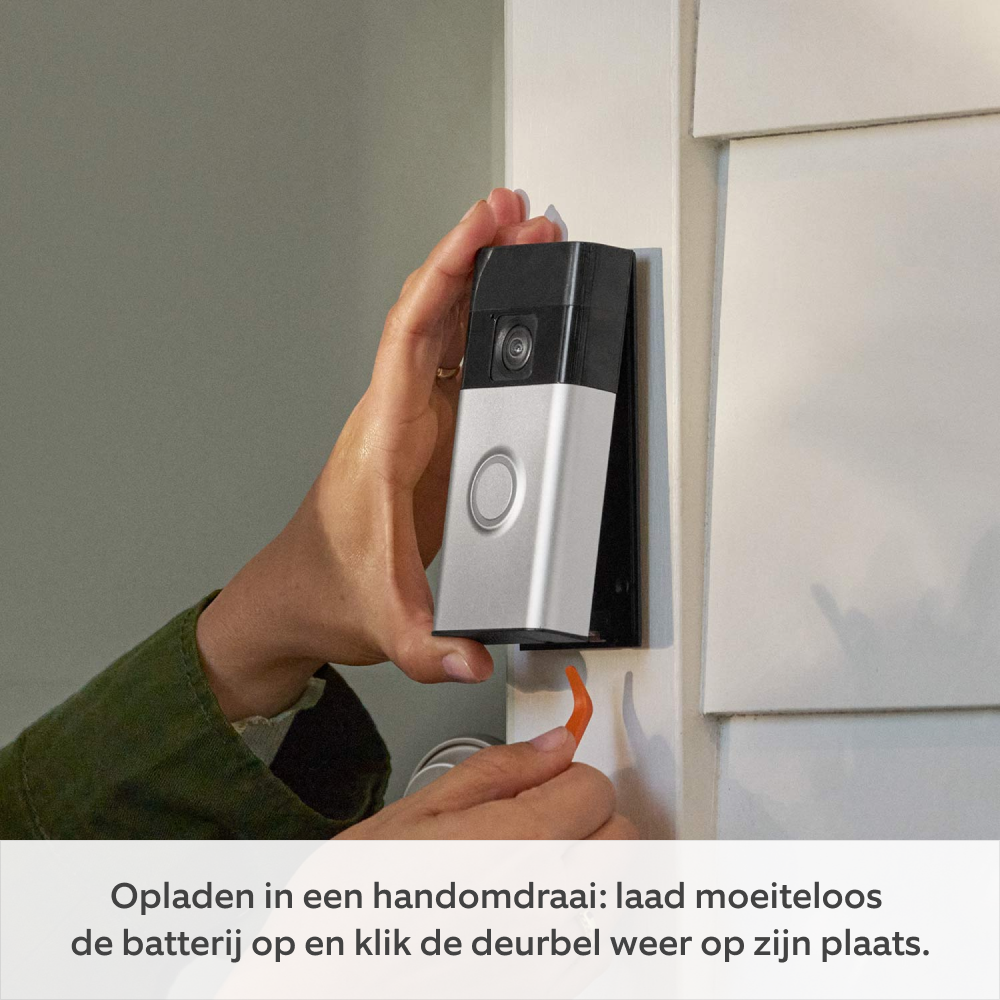 Sonnette Vidéo de Luxe - Sans Fil avec Batterie | 1080p HD