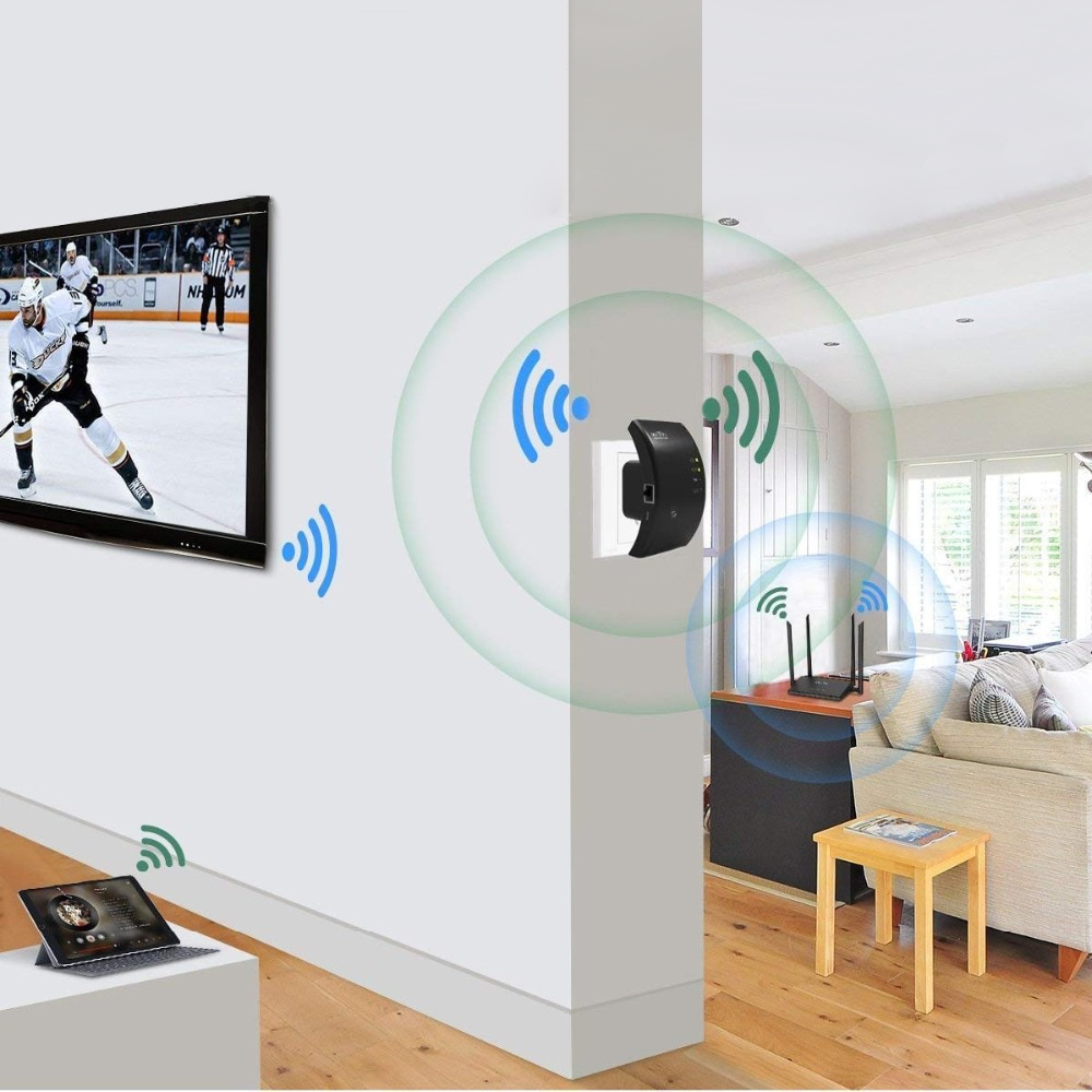 WIFIBOOSTER - Amplificateur WiFi Sans Fil pour Internet Rapide