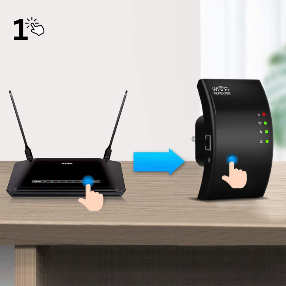 WIFIBOOSTER - Amplificateur WiFi Sans Fil pour Internet Rapide
