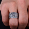 Bague en Sutra de Dragon Argenté