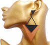 Boucles d'oreilles en bois Boho