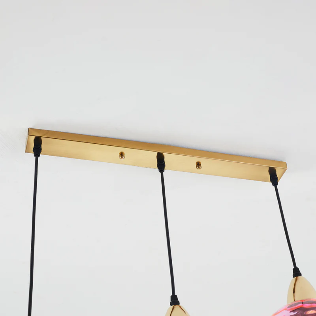 Suspension moderne en cluster avec 3 lampes - Cascade