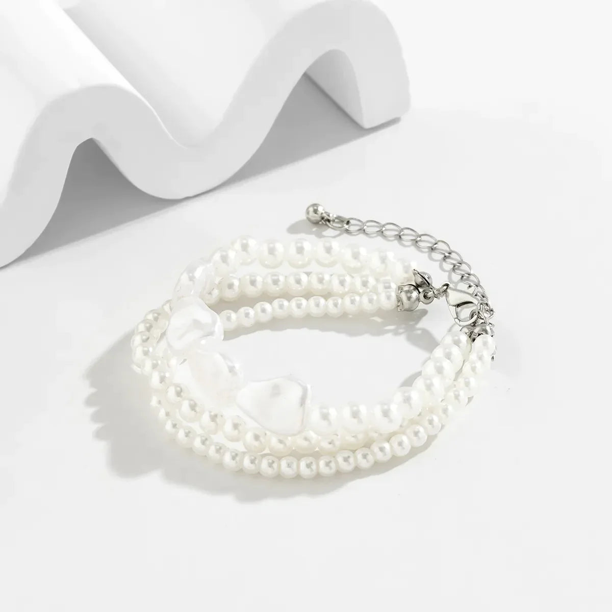 Bracelet en couches Élégance de Perles