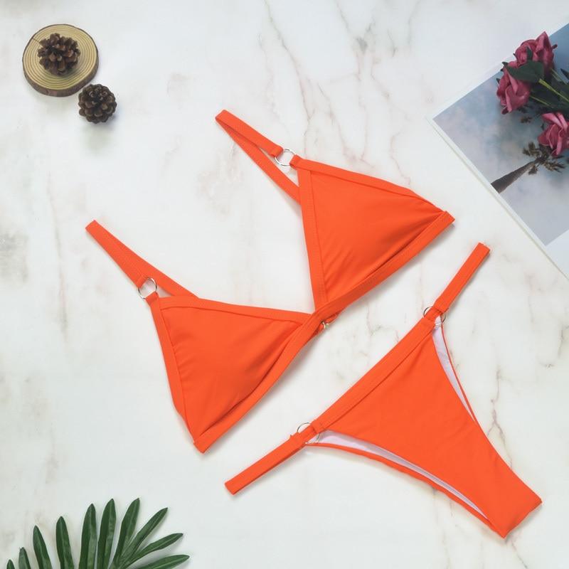 Flo | Ensemble de Bikini Triangle Élégant