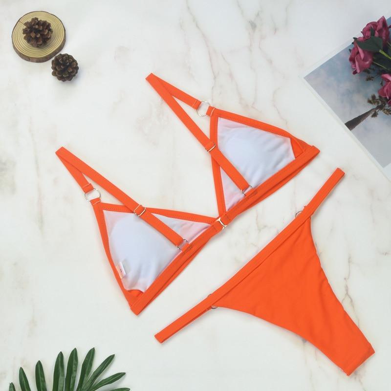 Flo | Ensemble de Bikini Triangle Élégant