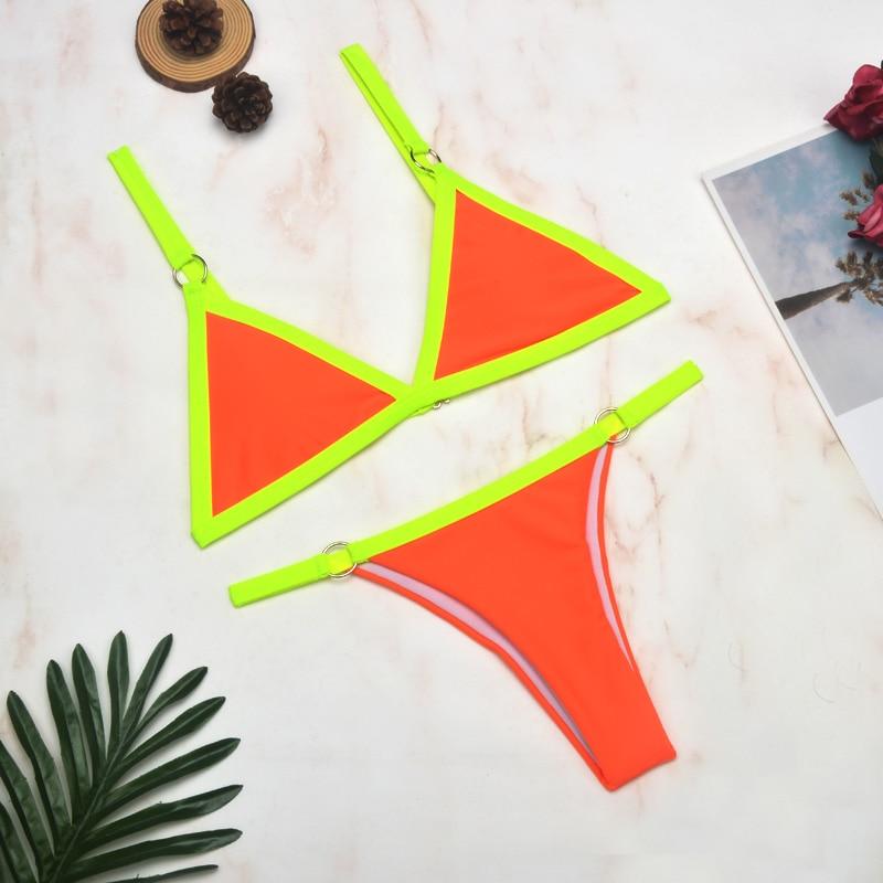 Flo | Ensemble de Bikini Triangle Élégant