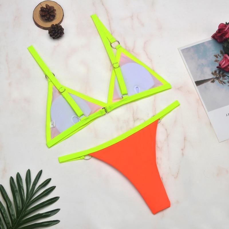 Flo | Ensemble de Bikini Triangle Élégant