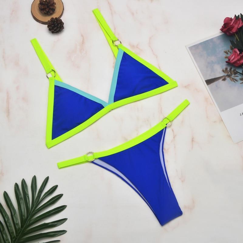 Flo | Ensemble de Bikini Triangle Élégant