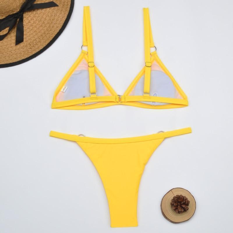 Flo | Ensemble de Bikini Triangle Élégant