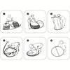 Tente de Jeu Pop-Up pour Enfants avec Dinosaures, Requins & Ours, UPF 50 – Respirante & Portable pour Bébés & Tout-Petits