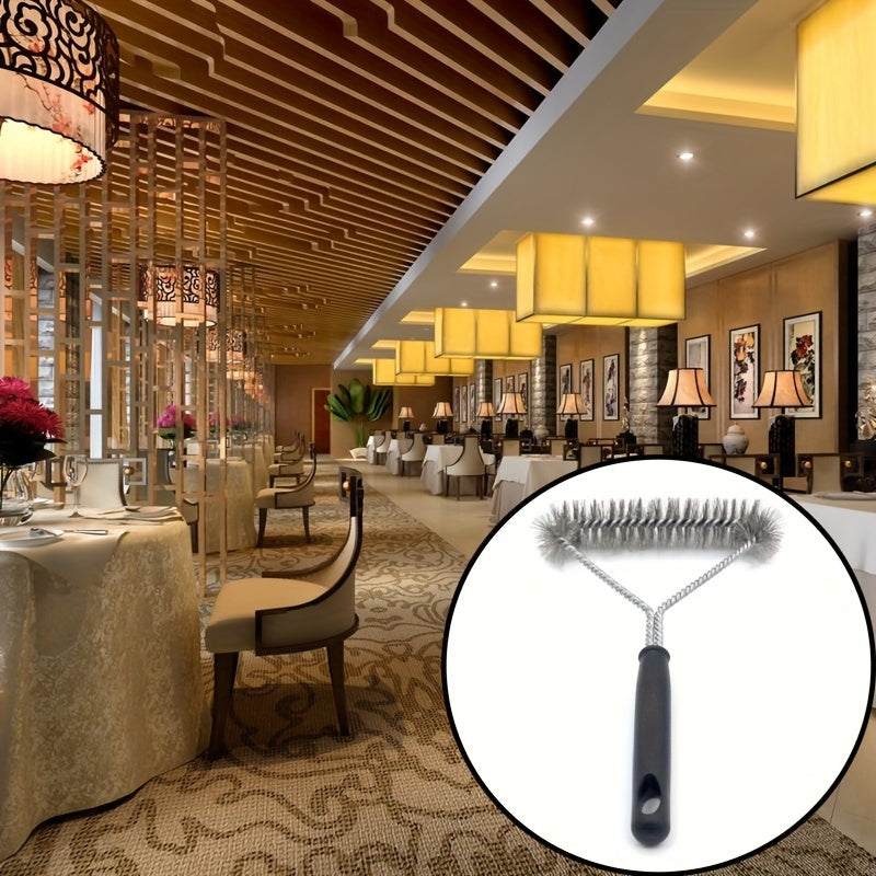 Brosse de BBQ en forme de Y avec Long Manche – Brosse de Nettoyage en Acier Inoxydable pour un Nettoyage Approfondi du Grill