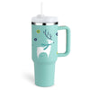 Tasse isolante avec poignée et paille - ChillMate