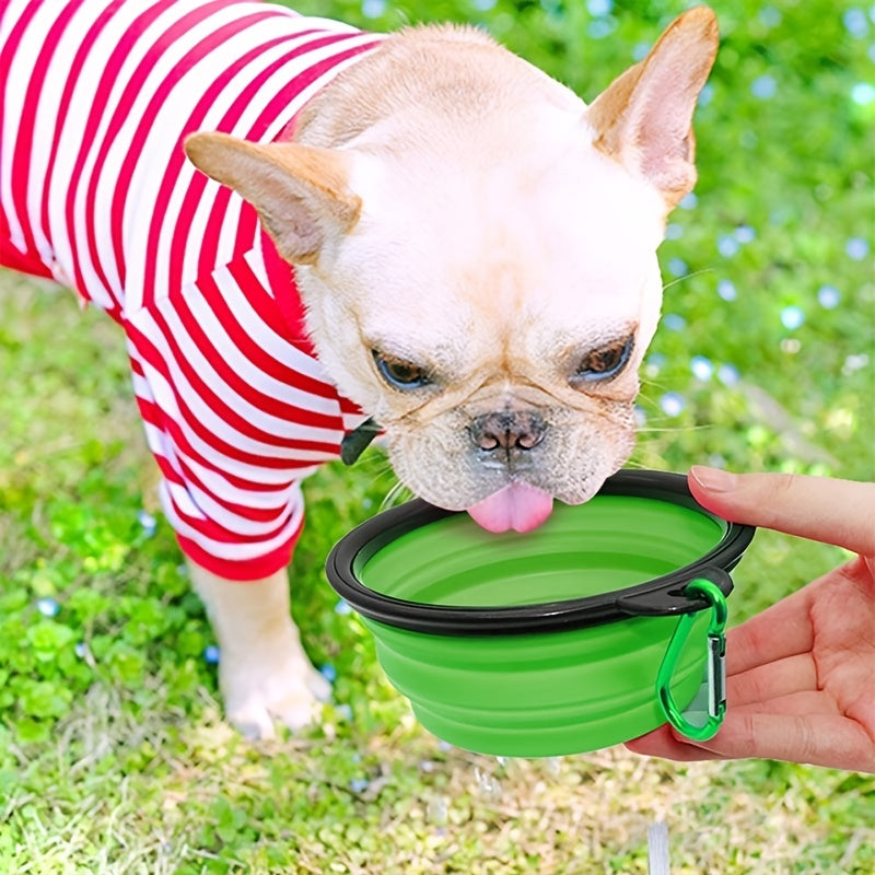 Bol de Nourriture Pliable – Durable et Compact pour Chiens et Chats