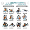 Solar Robo Builder - Jouet éducatif de construction 12-en-1 à énergie solaire