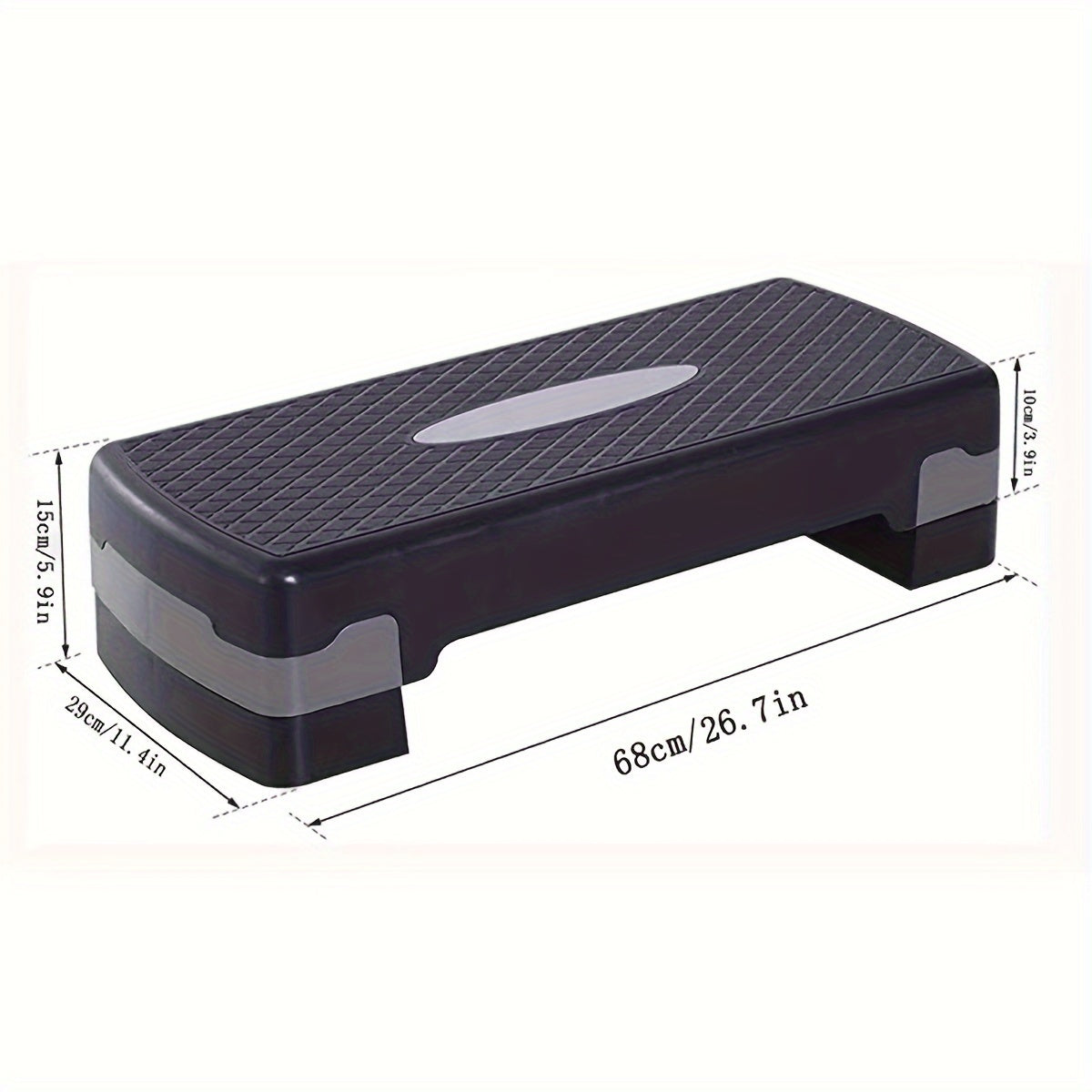 Stepper aérobie réglable avec surface antidérapante – Parfait pour les entraînements à domicile et en salle de sport