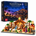 Calendrier de l'Avent de la Nativité – Ensemble de Nativité de Noël à Construire en 24 Jours