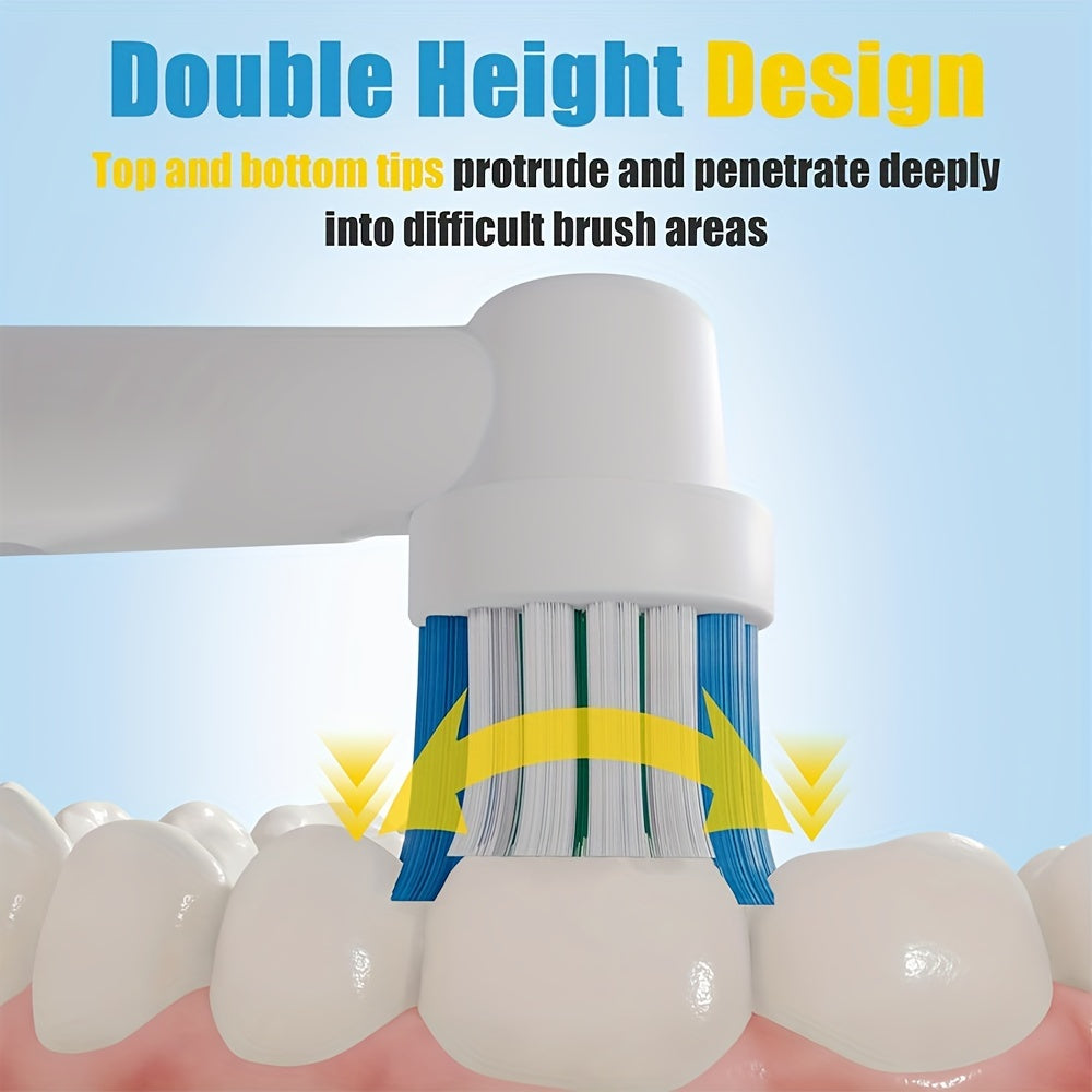 16 Têtes de Brosse à Dents de Remplacement – Compatibles avec les Modèles Oral-B et Offrant un Nettoyage Approfondi
