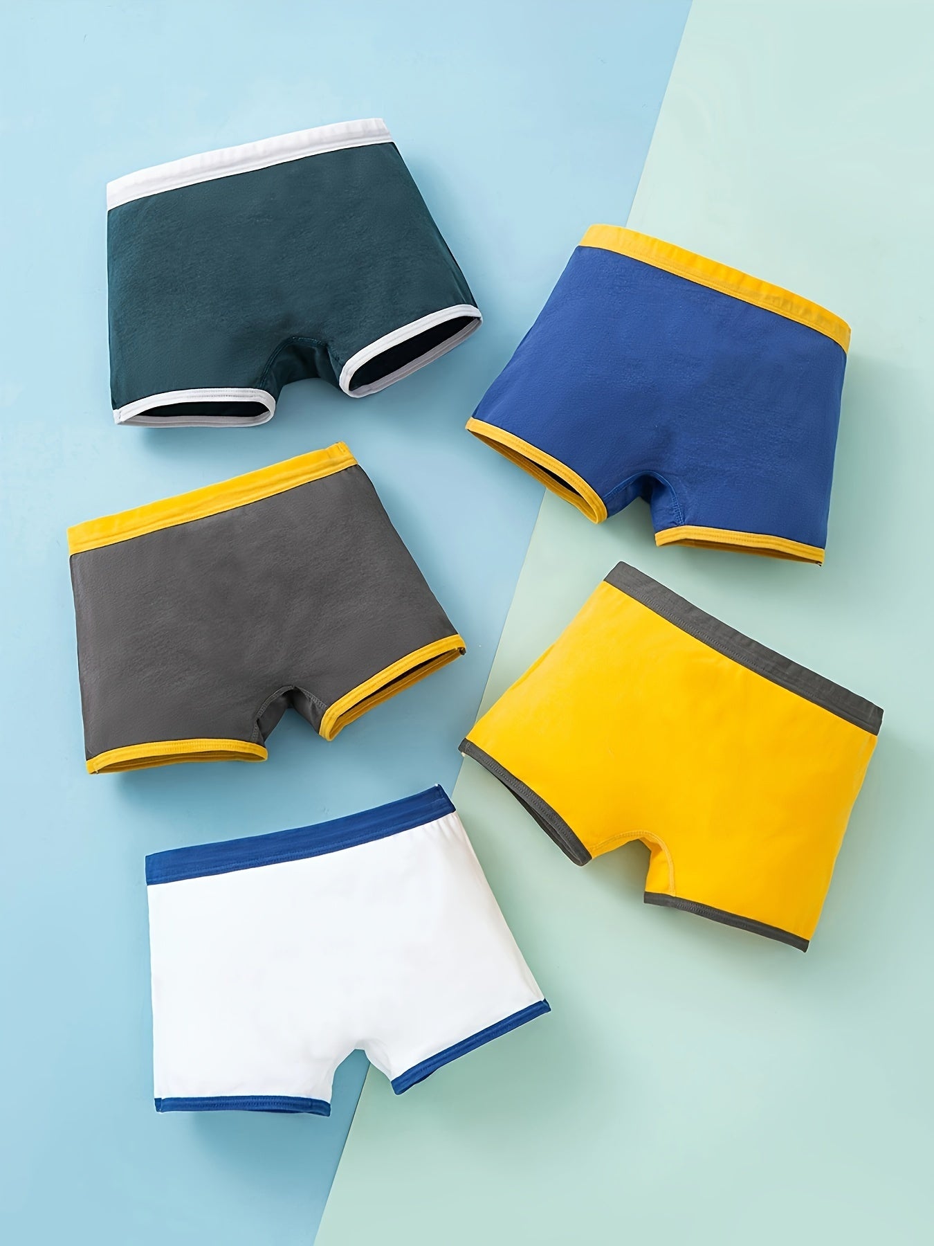 Sous-vêtements de Dinosaure pour Garçons - Ensemble de 5 Boxers Confortables