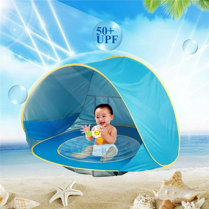 KidsTent | Veillez à ce que votre enfant soit protégé du soleil lorsqu'il joue et se détend à la plage