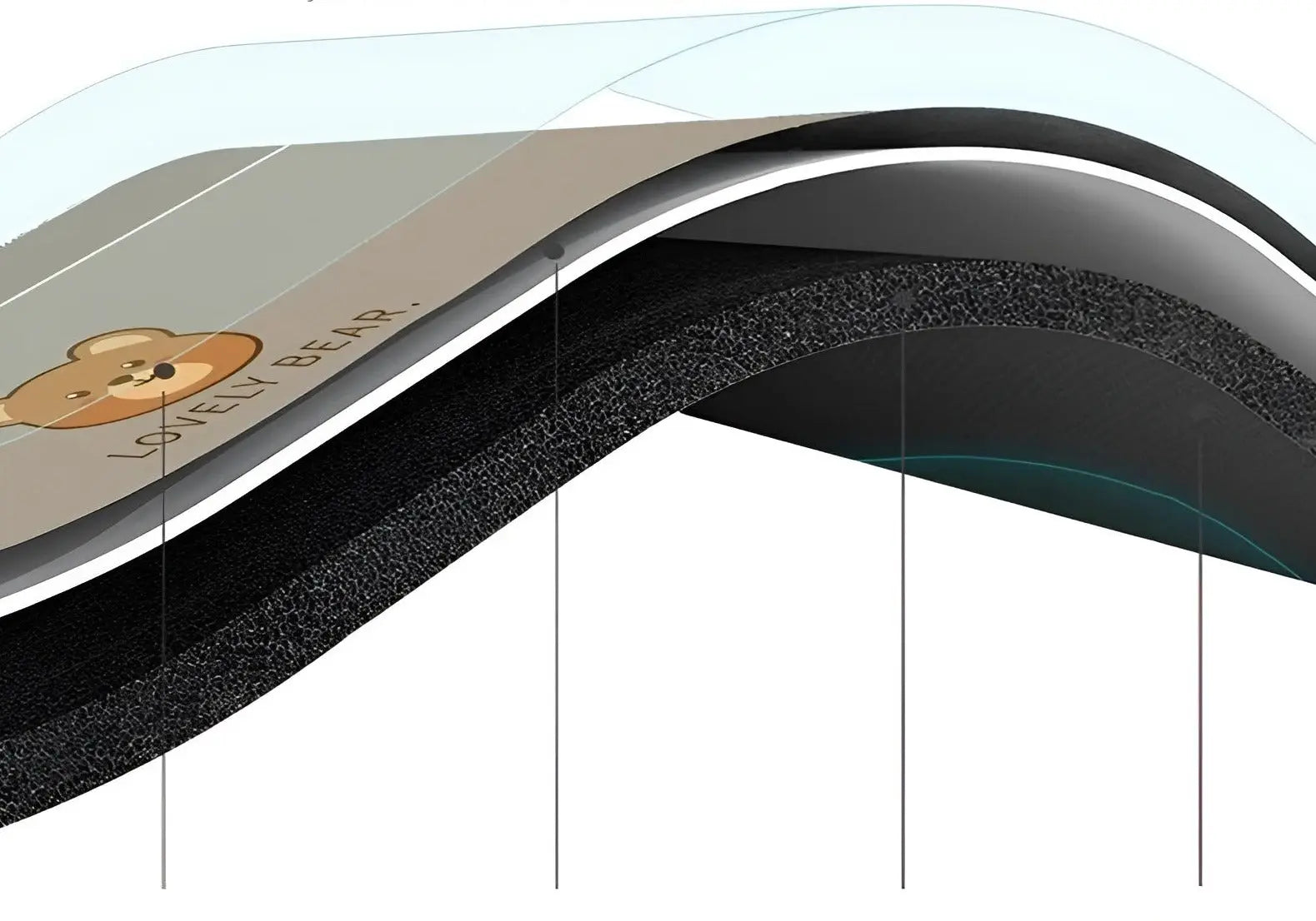 Tapis de Cuisine Antidérapant Superabsorbant à Séchage Rapide - SplashEase