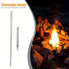Tuyau de Soufflage Télescopique - Pratique et Durable pour le Feu en Plein Air
