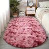 Tapis Oval en Velours Nest Luxueux et Douillet | Décor doux et lavable à la main pour chambres et salons, parfait pour les tables basses et les entrées.