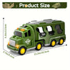 ArmyForce 14-en-1 Ensemble de Jouets Militaires - Camion avec Tanks, Soldats et Effets Sonores
