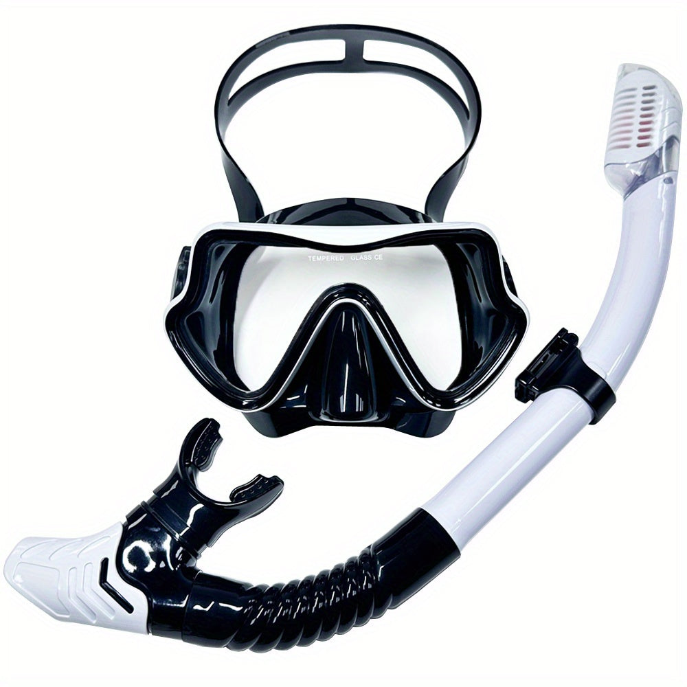 AquaClear Ensemble de Snorkel – Imperméable, Confortable et Avec Grande Visibilité