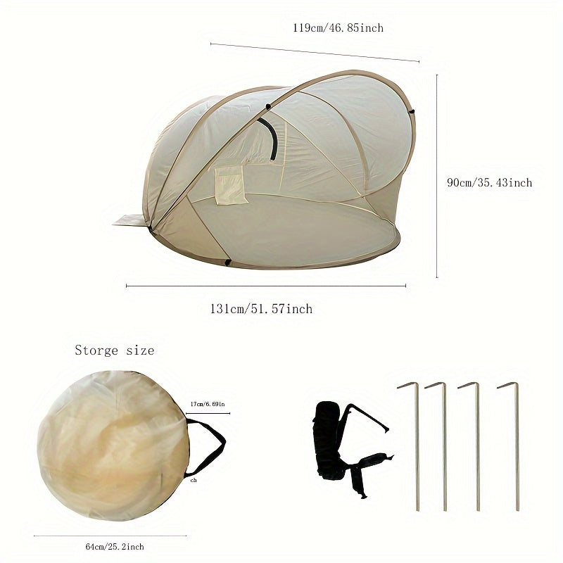 Tente de Plage Pliable pour Enfants – Installation Rapide et Protection Solaire Parfaite