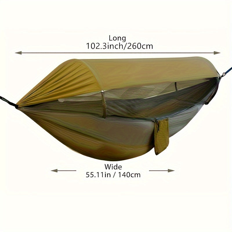 CampEase 3-en-1 Hamac – Protection et Confort pour les Aventures en Plein Air