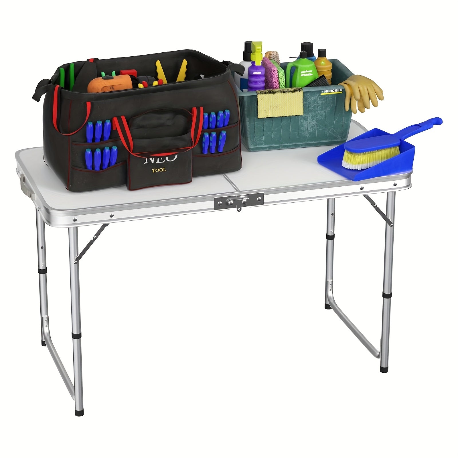 Table de Camping Pliable - Légère et Portable, Idéale pour les Fêtes et les Activités en Plein Air