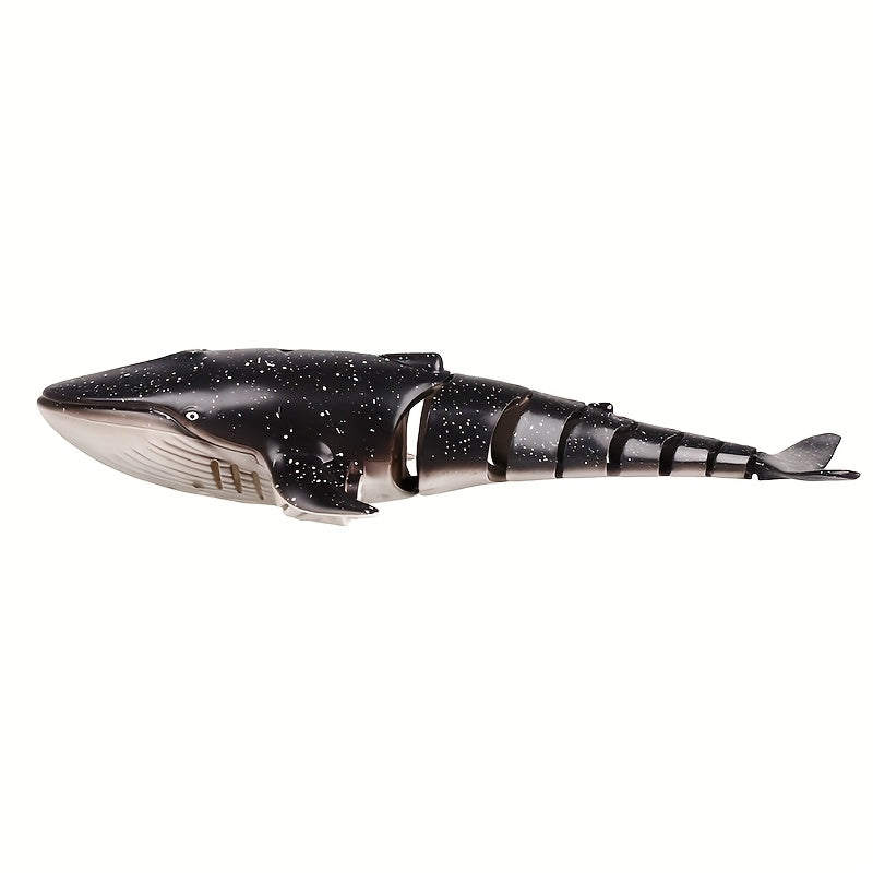 1:18 échelle RC requin baleine avec rotation à 360°, flexibilité à 180°, lumière LED éclaboussante, contrôle de croisière programmable - rechargeable par USB, idéal pour les jeunes pour jouer en été et comme cadeau d'anniversaire