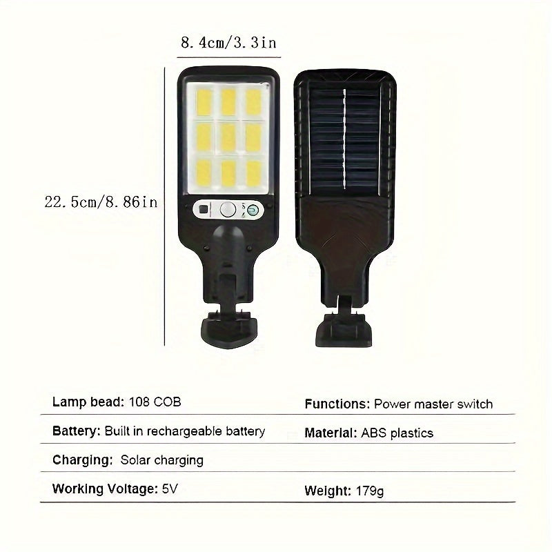 SolarSense Lampe Murale avec Capteur – Pour un éclairage intelligent en toute simplicité