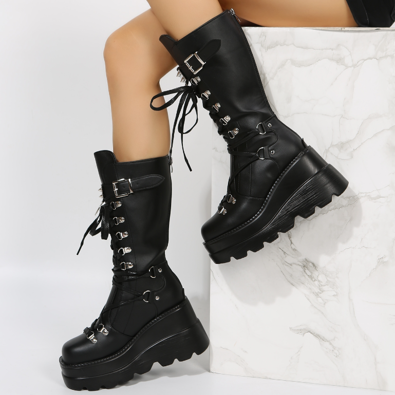 Bottes Plates Hautes Raiden