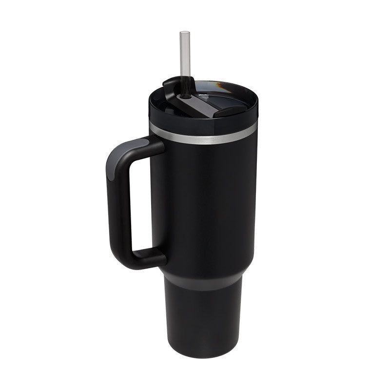 Tasse isolante avec poignée et paille - ChillMate