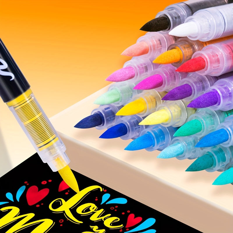 72 Marqueurs de Peinture Acrylique – Parfaits pour la Peinture Créative sur Diverses Surfaces