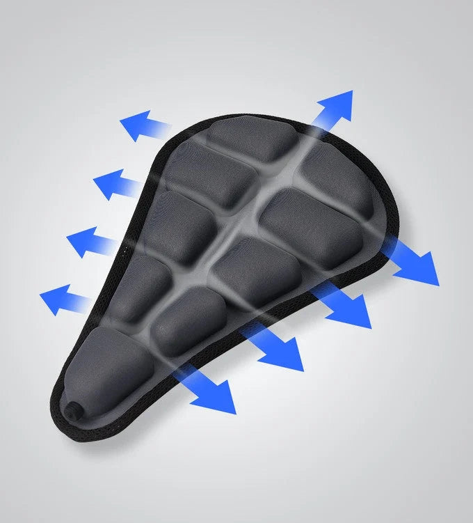 LuxRide Luxe Coussin de Selle de Vélo Gonflable | Confort ultime et soutien pour de longues balades