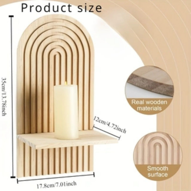 Étagère Boho Arc-en-ciel - Espace de Rangement Élégant pour Chaque Chambre