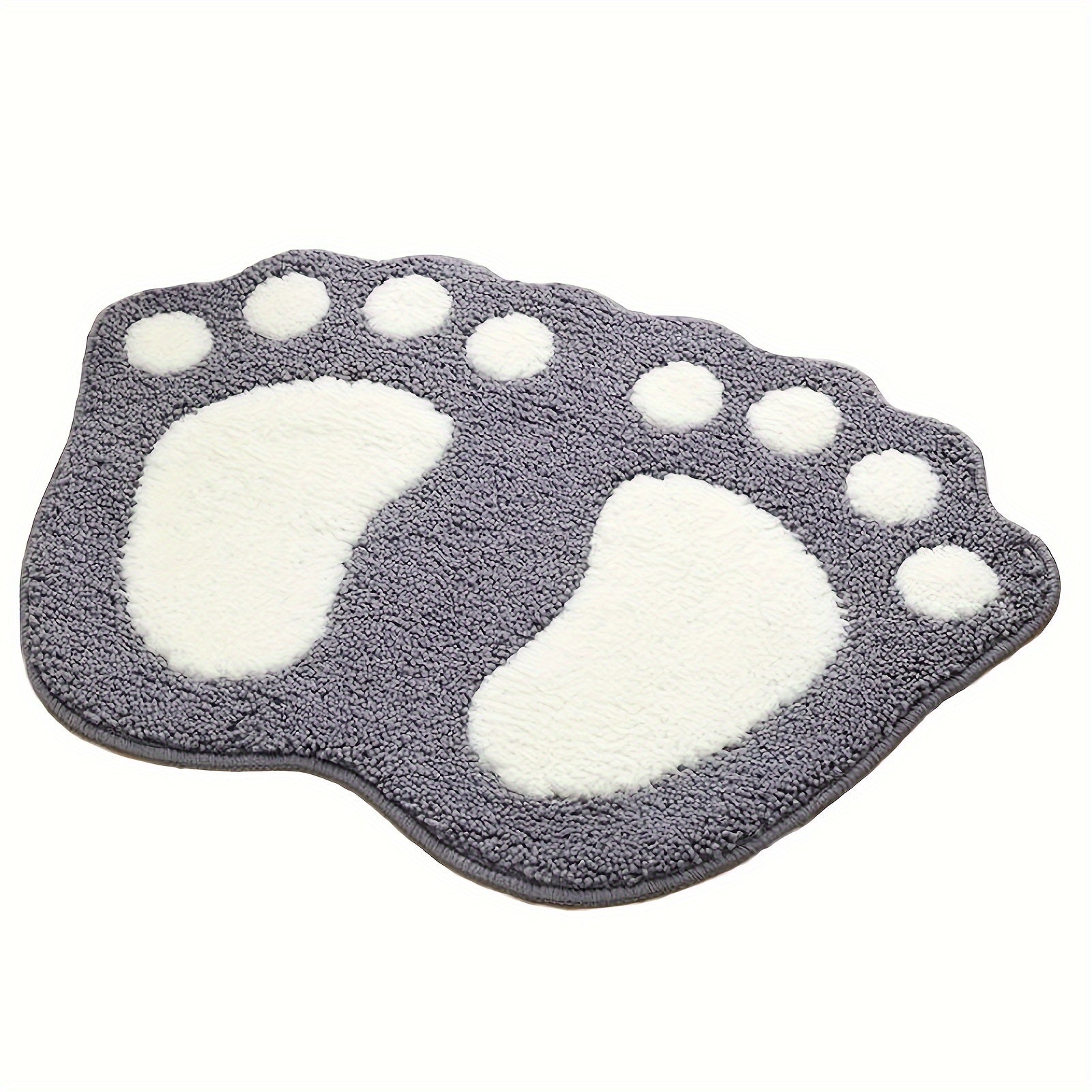 Tapis de Bain en Forme de Pied - Confortable et Sûr pour votre Salle de Bain