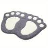 Tapis de Bain en Forme de Pied - Confortable et Sûr pour votre Salle de Bain