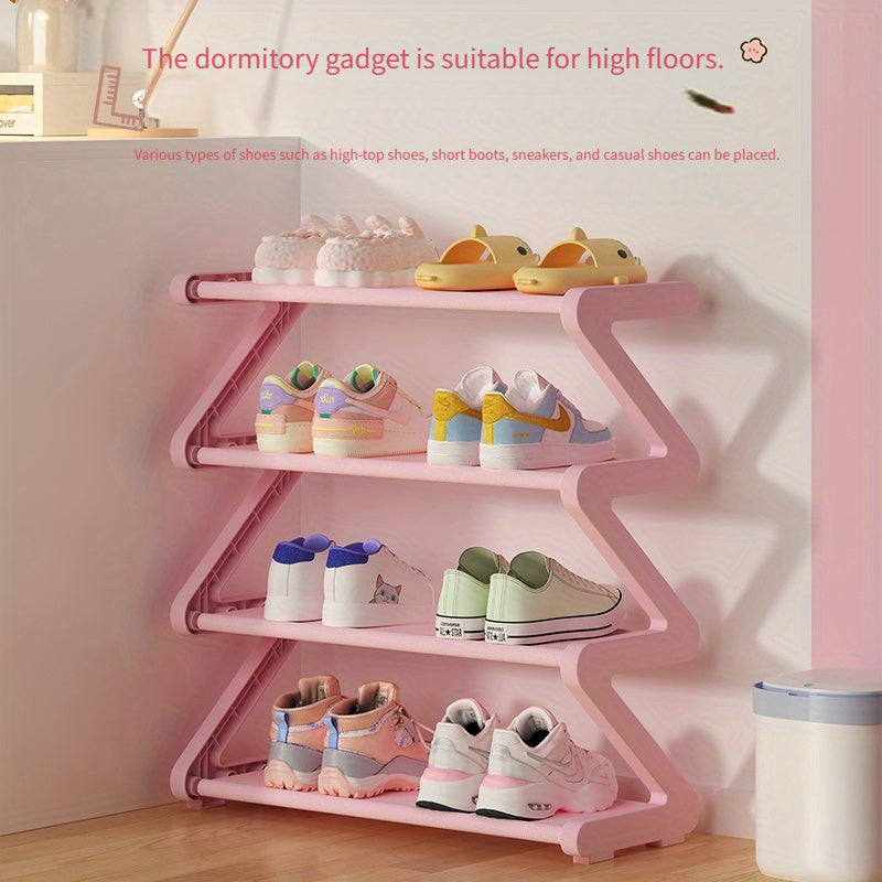 ZigZag ShoeRack - Rangement à Chaussures Élégant et Gain de Place